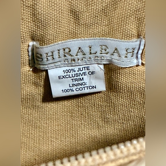 Shiraleah Jute and Cotton Clutch - Picture 2 of 6